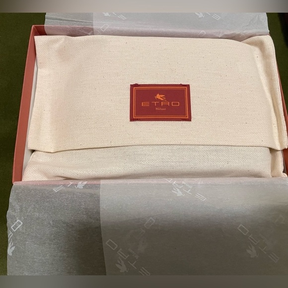 NEW ETRO Black Fringed Beaded Leather Bag Full Inclusion - Picture 6 of 8